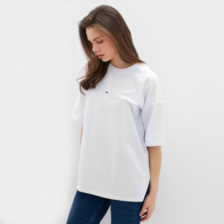 Women's T-shirt Minaku: Exclusive Print Color White, Rr. 44-3