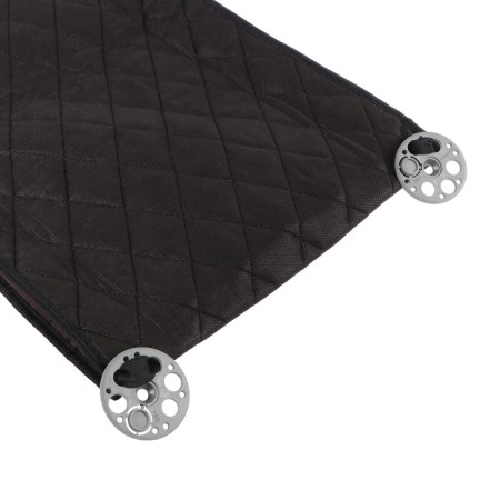 Nabbage on the front seat, velor, size 35 x 130 cm, brown-6