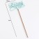 Topper wooden "Happy Birthday" Mint 13x8 cm