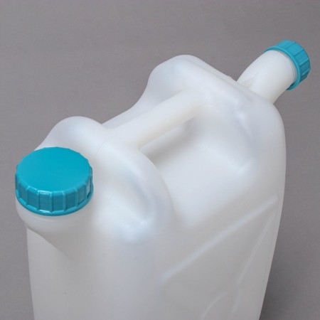 Food canister "Barry", 10 l, with a drain, white-2