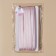 Glass for straps, shiny, 10 mm, 10 ± 0.5 m, pink color