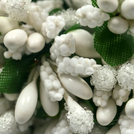 Flowers for decorating "inflorescence" snow -white 1 bouquet = 12 colors 8.5 cm-3