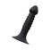 Anal phallimitator A-Toys Spikn, silicone, black color, 14 cm