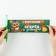 Handle Balloon flag on the graduation with wishes “forward to knowledge! »Plastic, blue paste
