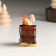 Polystone souvenir "Golden Dragon in a chest with coins" 3.6x3x5.3 cm