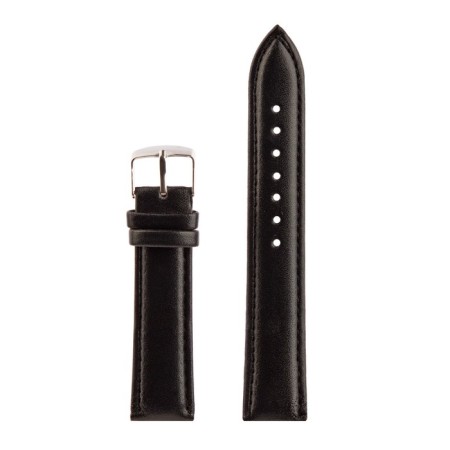 Solomon watch strap, 20 mm, eco-leather, L-20 cm, black-4