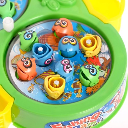 Fishing "Butterfly": 18 fish, 2 fishing rods, clockwork, mix-6