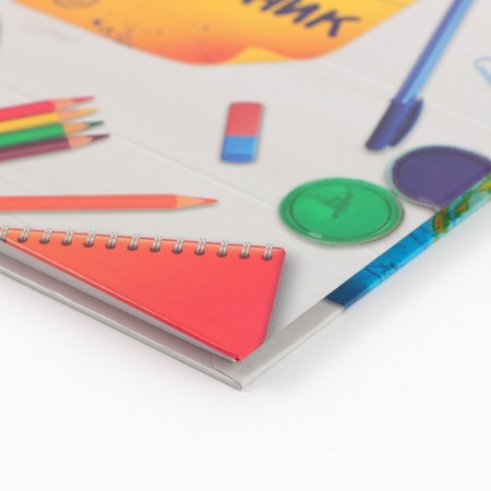 School Diary 1-4 class, in a solid cover, 48 liters "September 1: objects"-1
