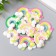 Decor for creativity rubber "Rainbow" set of 15 pcs mix 2.3x3.4 cm