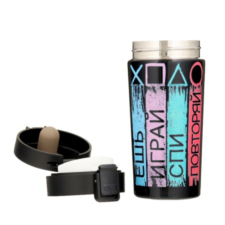 Thermal circle, 380 ml, style "eat, play, sleep, repeat", retains heat up to 8 hours-3