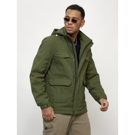 Sports male jacket, size 56, khaki color-2