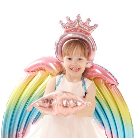 Set of foil balls "Carnival set. Pink gold ”, 3 pcs.-2