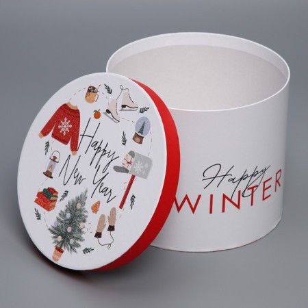 Gift Box "Cozy New Year", 15 x 18 cm, New Year-3