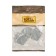 A set of components for the skirting board for the countertop "Ideal" metallic silver glossy