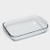 Rectangular baking form, 3.85 liters, with a lid