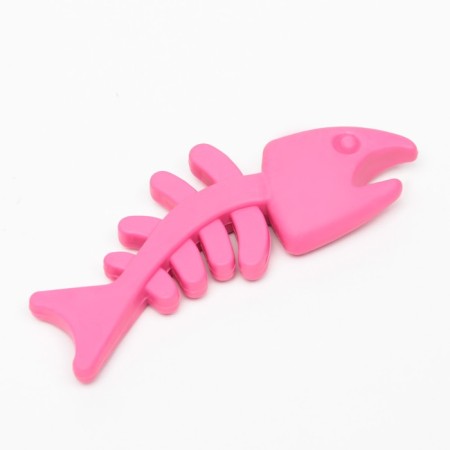 Chewing toy Super -resistant "plankton", 12.5 cm, pink-2