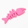 Chewing toy Super -resistant "plankton", 12.5 cm, pink