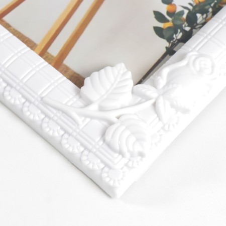 Photo frame plastic 10x15 cm "Romance" White 17x22 cm-2
