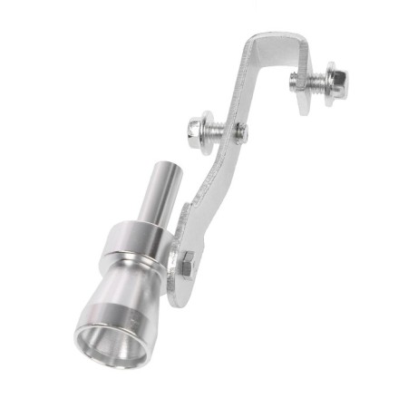 Whistle in the silencer, size S, under the diameter of the pipe 32-43 mm, chrome