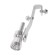 Whistle in the silencer, size S, under the diameter of the pipe 32-43 mm, chrome