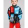 Fleet from a blis on a zipper for a boy, height 122 cm