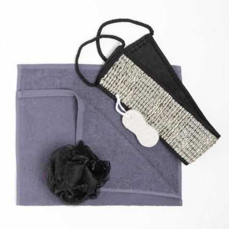 Gift set "from a clean heart" towel 30x60 cm and bath accessories-1