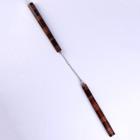 Children's wooden weapon "Nunchaki" 25 × 2 × 2 cm-4