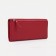Women's wallet on magnets, red color