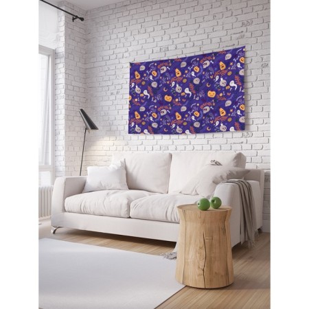 Decorative panel with photo printing "Samain", horizontal, size 150x200 cm