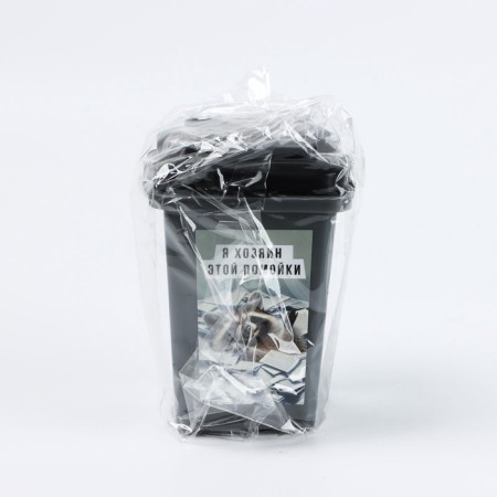 The desktop garbage bucket "Master", 12 x 9 cm-5