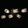 Tres chandelier, size 72x20x100 cm, 360W 6xe27 IP 20