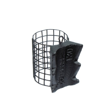 Metallic feeder X-Feeder Me Grip M Grid, Matt Black, 130 g, 45 ml-1