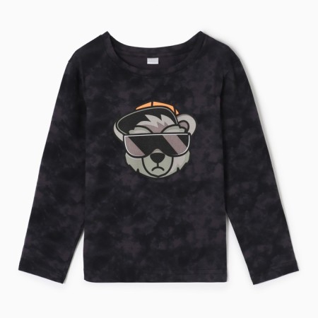 T -shirt with DL. hands. Children's KAFTAN "Trendy" R.34 (122-128), Gray Tai-Dai-4