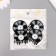 Acryl's work decor "melted plate" 4,5x4x0.2 cm
