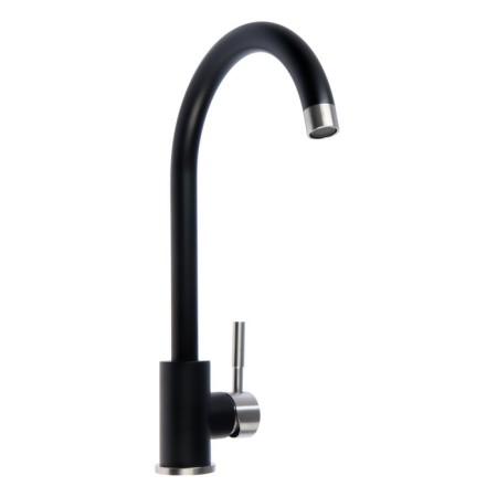 Accoona A4590F-99 kitchen mixer, single-leaf, black color-1