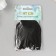 Decorative goose feature "Black" in the shape of a sheet set 40 pcs h = 5-7 cm