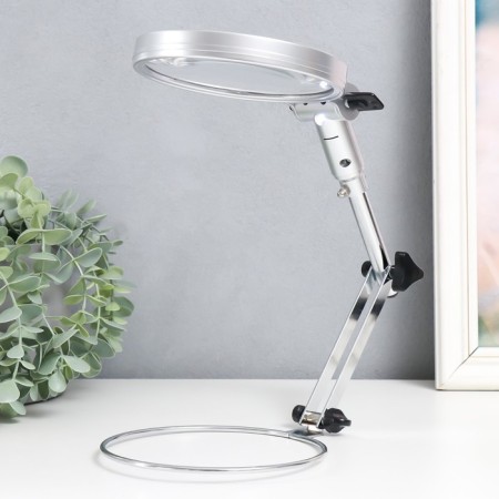 Lupa-lupa x1.5 for LEDX1 creativity from 3 LR1130 lenses D = 13 cm-1