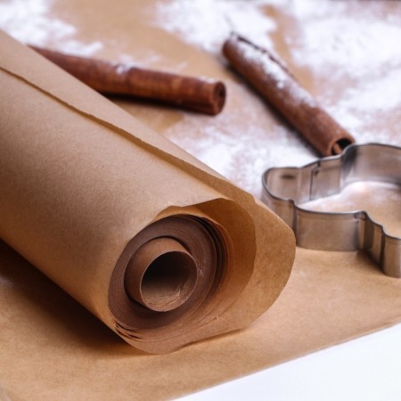 Baking paper siliconized, brown 38 x 25 m-2