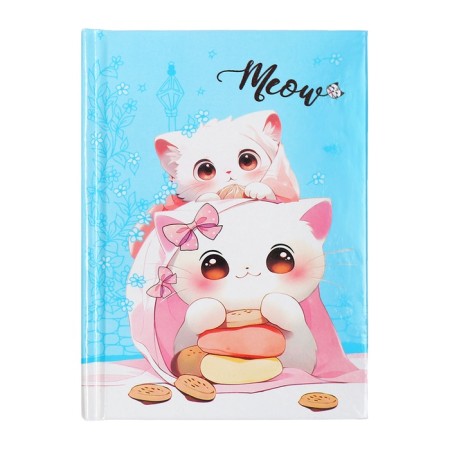 Gift notebook, 45 sheets, line, on the castle of the cats (16.3x12.7cm)-1