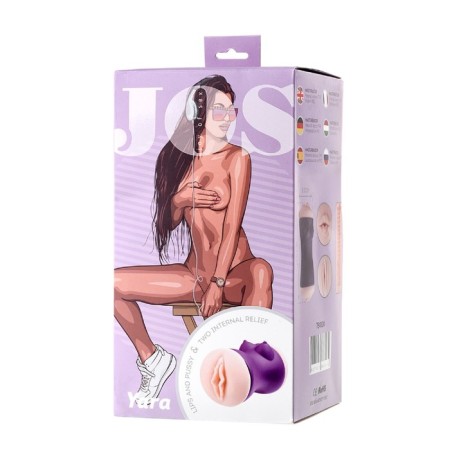 Masturbator Bilateral Jos Yara, TPR, bodily, 17.5 cm-5