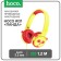 Hoco W31 headphones "Panda", wired, invoices, 85 dB, jack 3.5 mm, 1.2 m, yellow-red