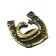 New Year's horseshoe in the box "New Year: for good luck", 3.5 cm
