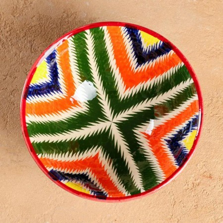 Rishtan Ceramics "Atlas" is 15.5 cm, medium, multi -colored-3