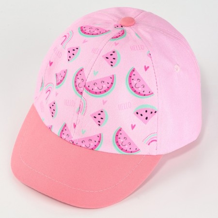 Baby cap for the girl "watermelon", rn. 48-50-1