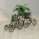 Flowers stand, floor, 5 pots, d = 14 cm, bronze, "lace"