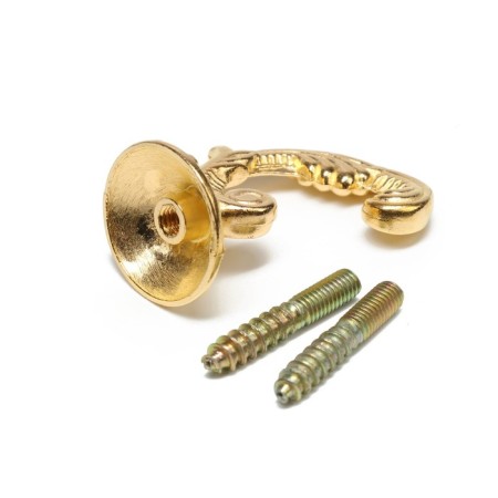 Hook for curtains ks002, one -rod, color gold-11