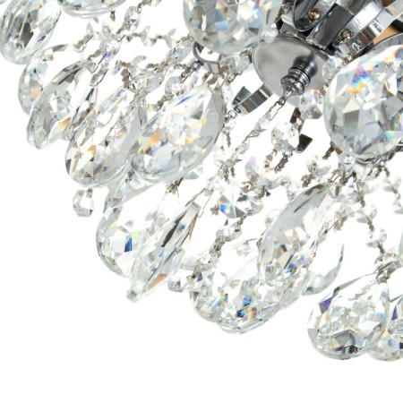 Люстра "Мария" 6х60Вт Е14+18Вт LED ПДУ хром 49х49х33см SVK-4