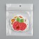 Plastic stickers "Fruit" set 60 pcs 10x12 cm
