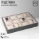Catch stand, bracelets, phlock, 12 seats, 35 × 24 × 5 cm, gray-beige color