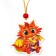 New Year's Wooden Suspension "New Year! Dragon with a gift "